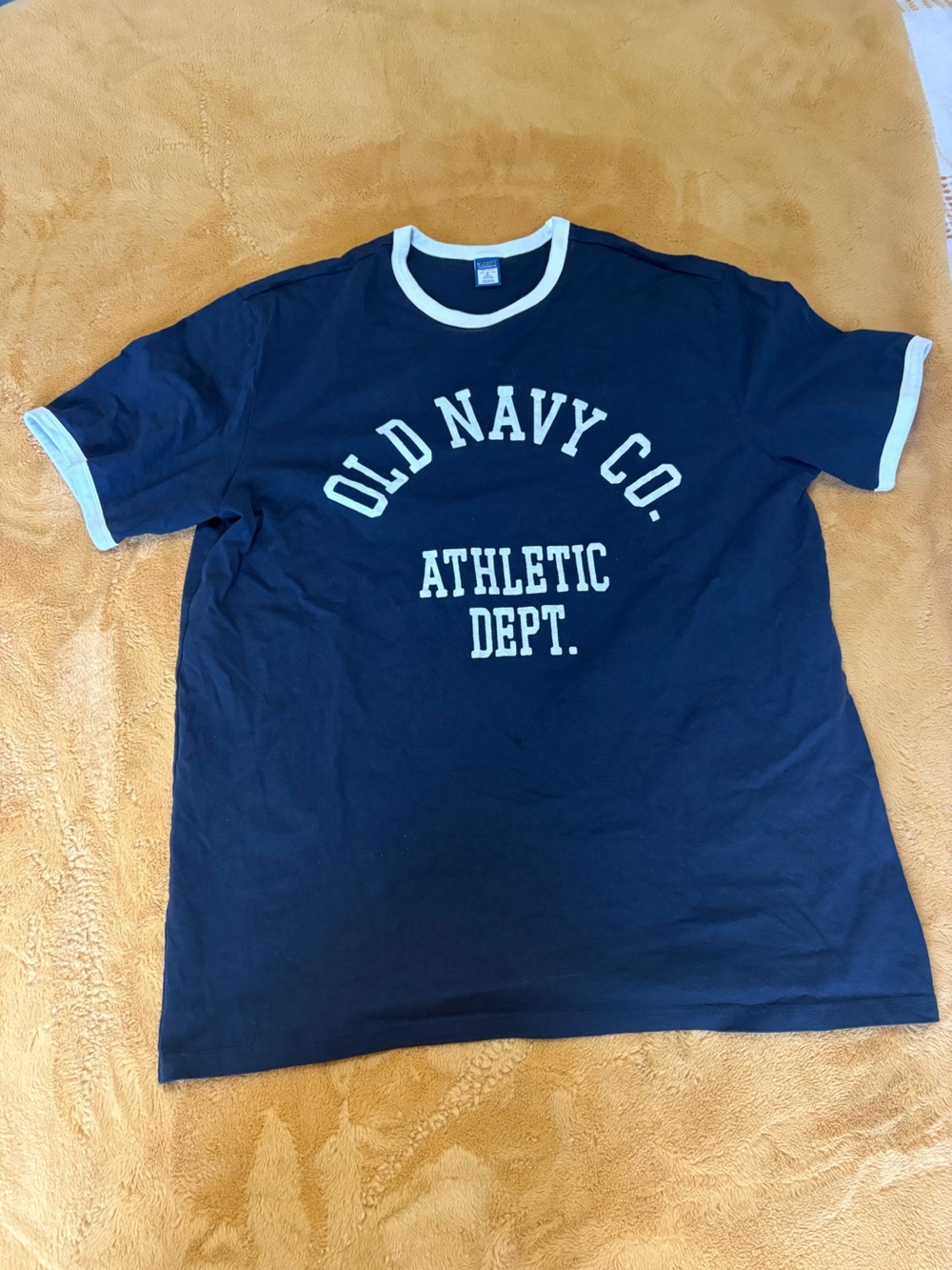 Old Navy Navy and White Ringer Tee - Athletic Dept.